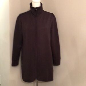 Mondttta Ottoman Purple M Long Zip Up Jacket